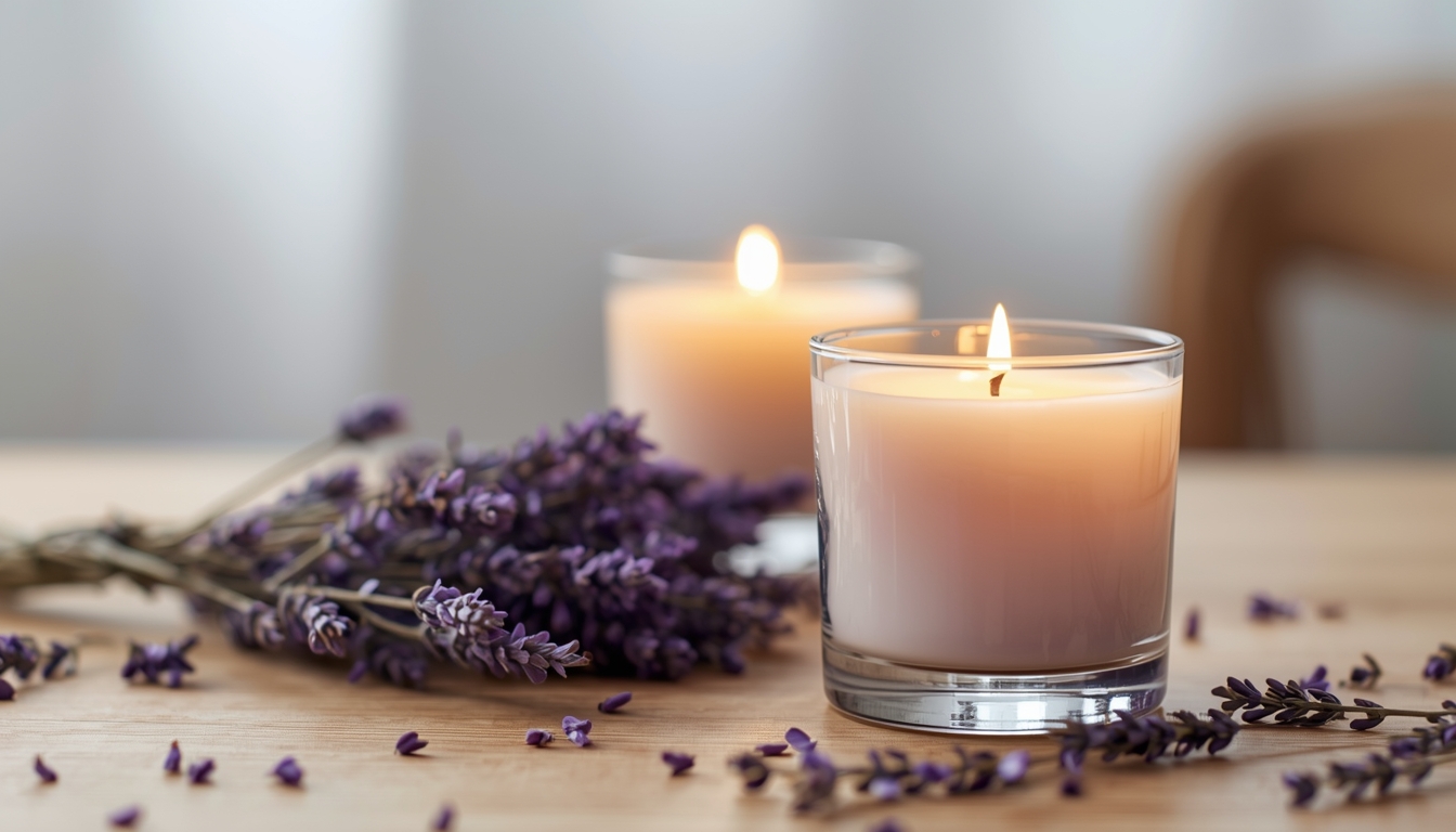 Lumânări parfumate lavandă Wristsfiltering
