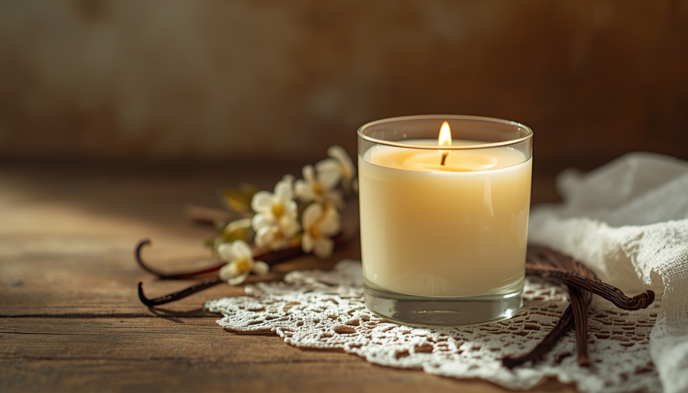 Lumânări parfumate vanilie Wristsfiltering