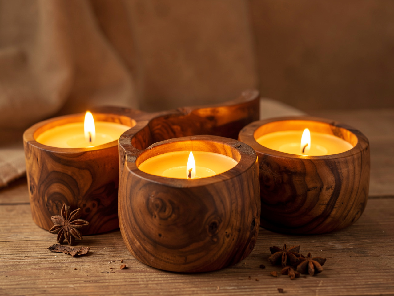 Lumânări parfumate lemn Wristsfiltering
